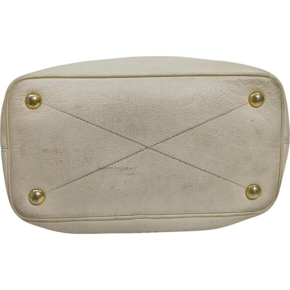 510520AX (S6) Louis Vuitton Tote Bag Citadine PM White Monogram Empreinte - Picture 4 of 9